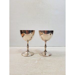 metal silver plate Shot Cups, metal Shot Cups , metal Cups , Long Stemmed. metal